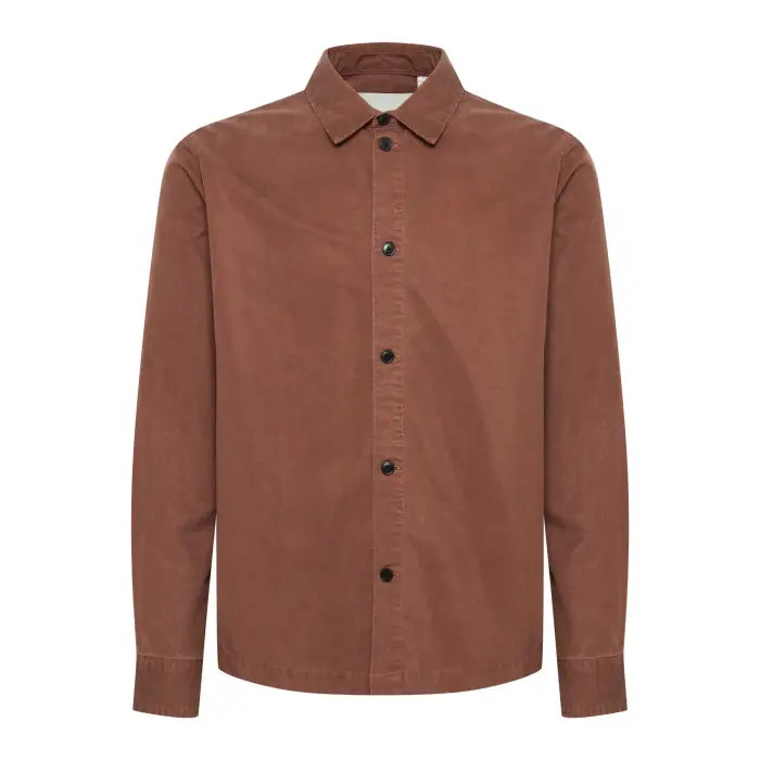 Camicia Solid Matty Marron
