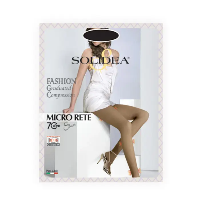 Solidea Micro Rete 70 Denari Collant Compressione 12 15mmHg 4XL Paprika