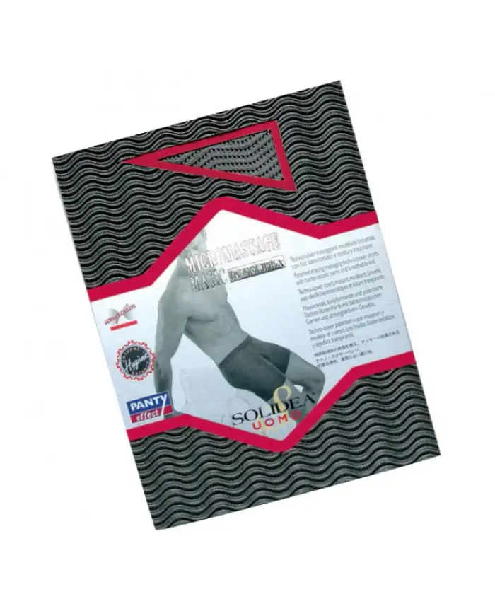 Solidea Panty Effect Boxer Grigio Metallic 2M - Pantaloncini contenitivi a compressione
