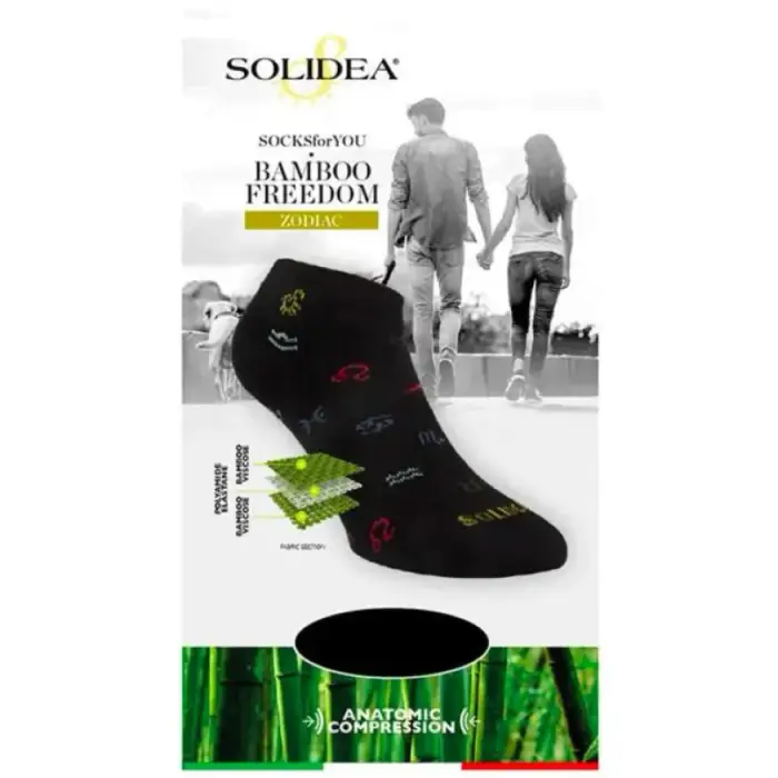 Solidea Socks for you Bamboo Freedom Zodiac Calzini Tessuto Traspirante Bourdeaux 3L