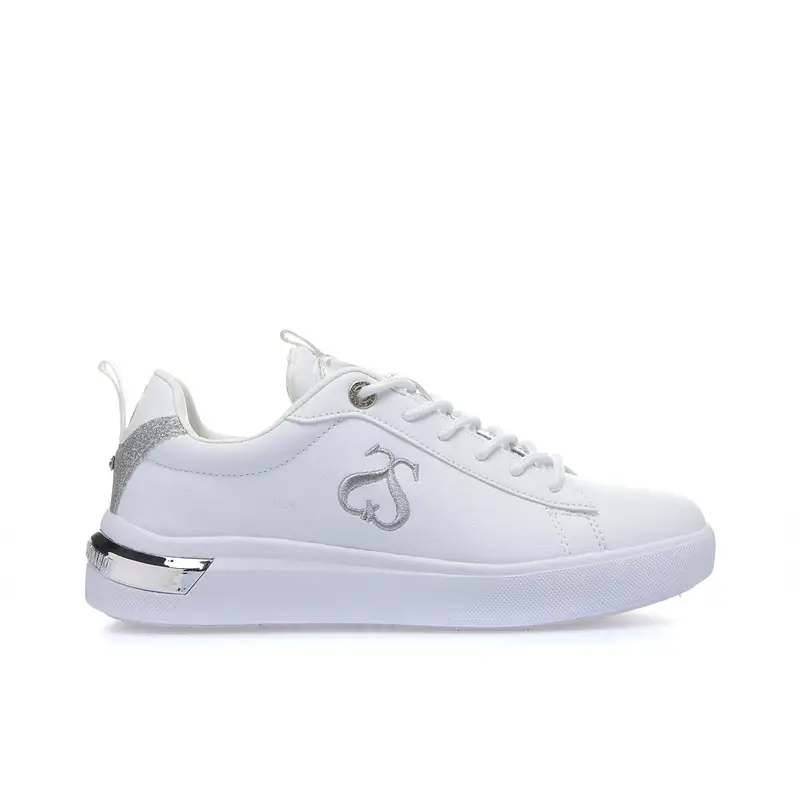 SOLO SOPRANI COUTURE Sneakers bianche da donna con logo