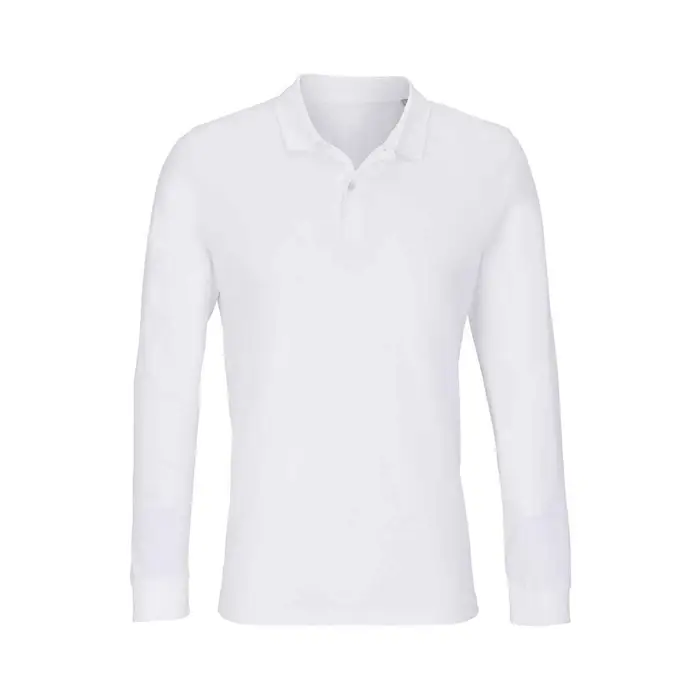 Sols Polo maniche lunghe Planet Bianco