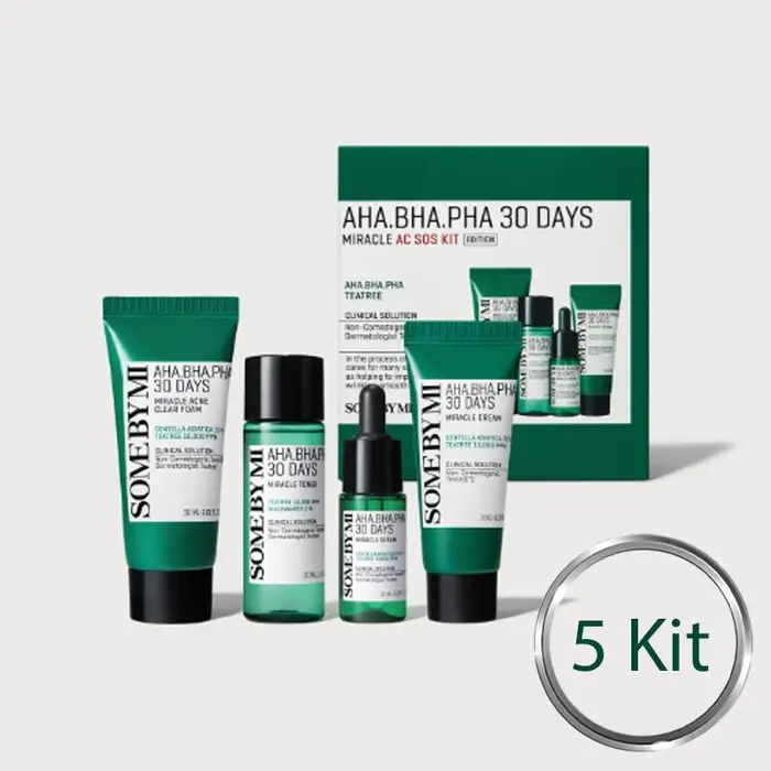 ALCUNI DA MI 30 giorni Miracle AC SOS Kit Set (schiuma + toner miracoloso + siero miracoloso + crema miracolosa) (3 opzioni) #5SET