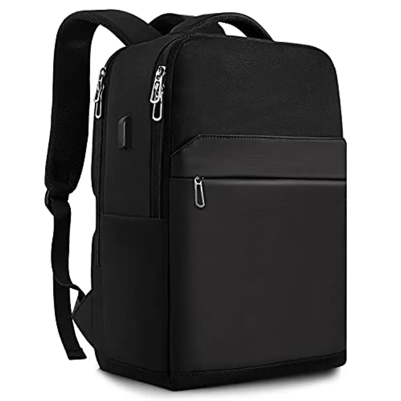 SONAMBULO Zaino Porta PC, Zaino Uomo Zaino per PC Portatile con Caricatore USB, Zaino per Laptop da 15.6 Pollici Notebook, Zaino per