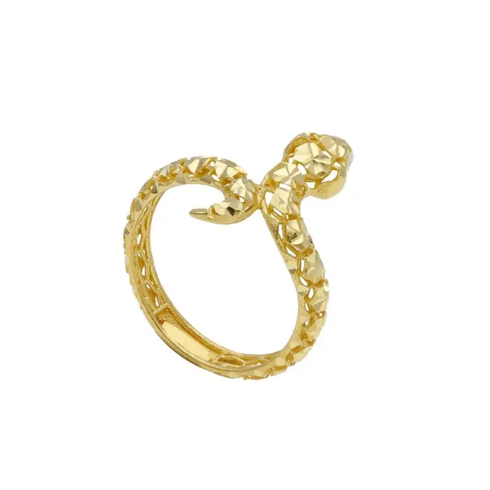 SONGA ANTONIO Anello Contrarier - Oro Giallo 18 Ct