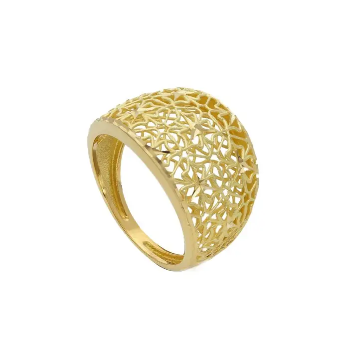 SONGA ANTONIO Anello Fascia - Oro Giallo 18 Ct