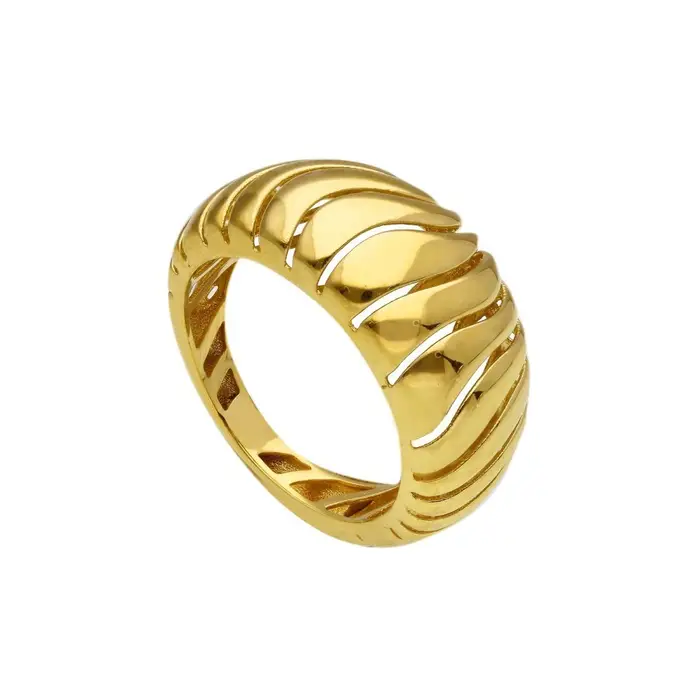 SONGA ANTONIO Anello Fascia - Oro Giallo 18 Ct