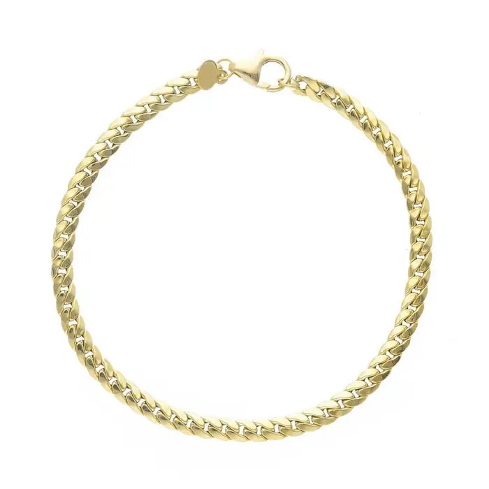 SONGA ANTONIO Bracciale Maglia Oro Giallo 18Ct