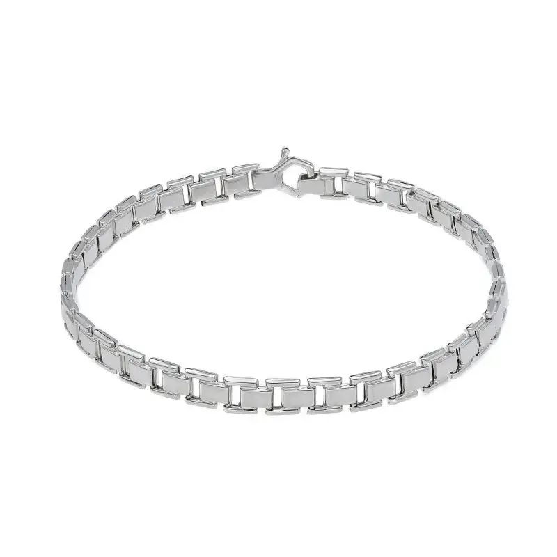 SONGA ANTONIO Bracciale Uomo - Oro Bianco