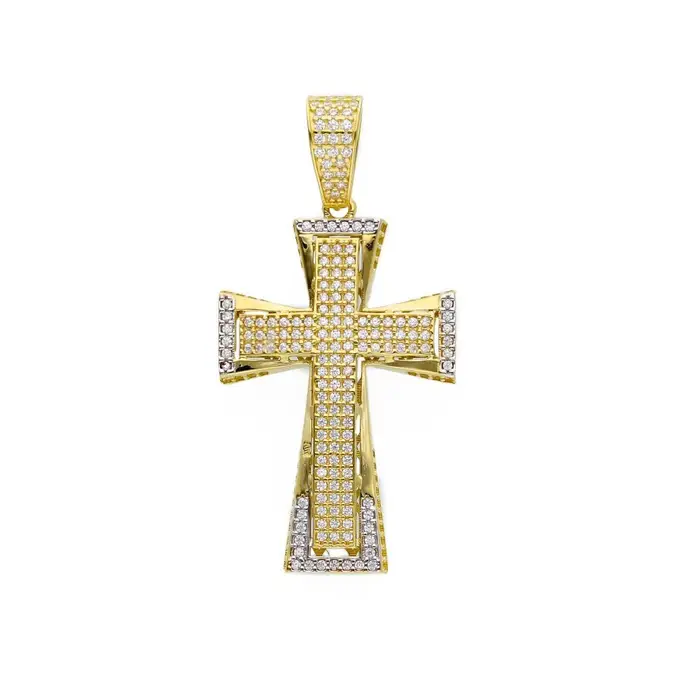 SONGA ANTONIO Croci - Gioiello Elegante - Oro Giallo E Bianco