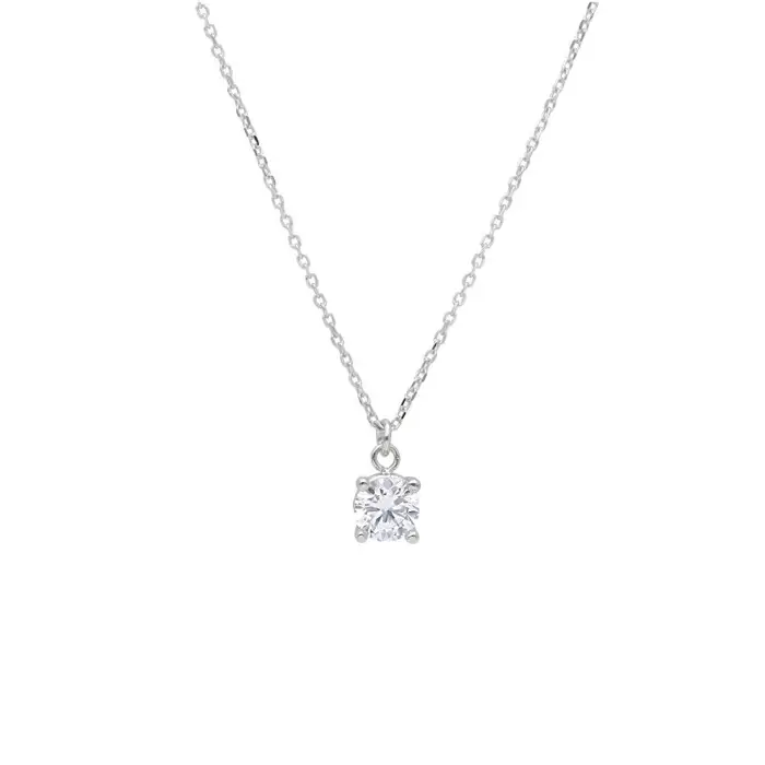 Girocollo Punto Luce - Oro Bianco - Songa Antonio