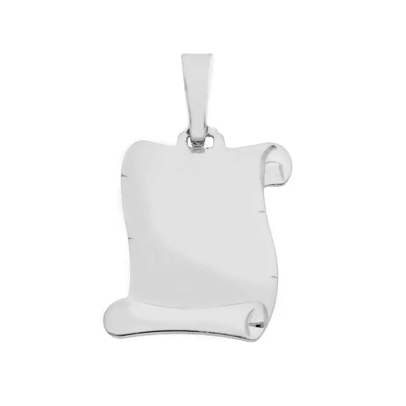 SONGA ANTONIO Medaglia In Oro Bianco - 16X22Mm