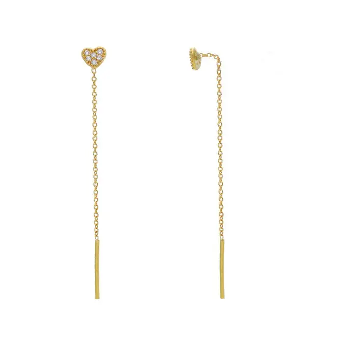 SONGA ANTONIO Orecchini Pendenti - Oro Giallo 18 Ct