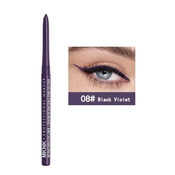 South Moon Matita eyeliner in gel, impermeabile, a lunga durata, facile da indossare, trucco per occhi, naturale, opaco, Silkworm Eye Liner