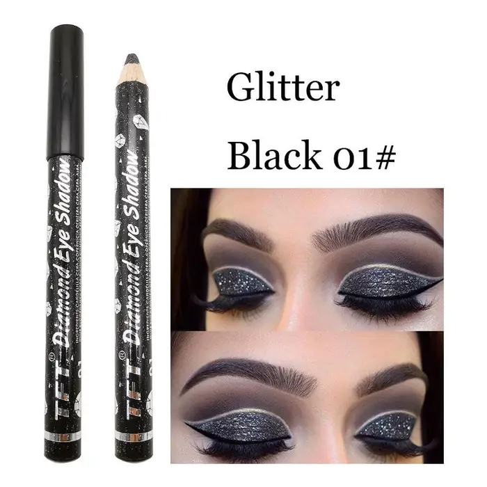 Penna per ombretto glitter alla moda Matita per eyeliner metallizzata a lunga durata Glitter impermeabile pigmento eyeliner colorato ombretto trucco per occhi cosmetici 1