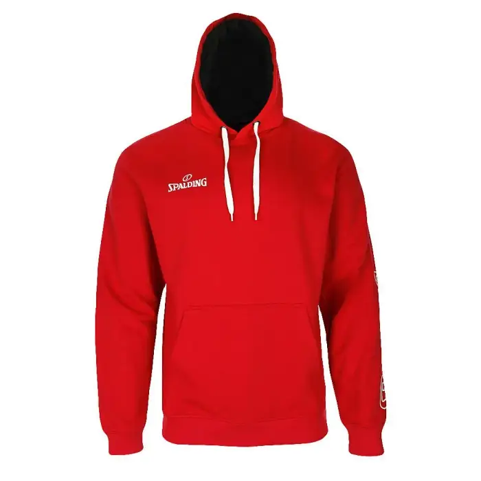 Spalding Felpa con cappuccio per bambini Team II Rouge