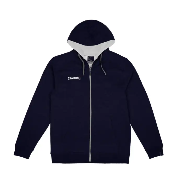 Spalding Felpa con cerniera a cappuccio Flow Bleu