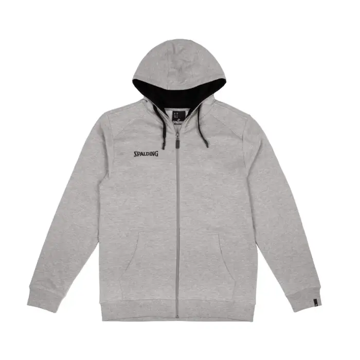 Spalding Felpa con cerniera a cappuccio Flow Gris