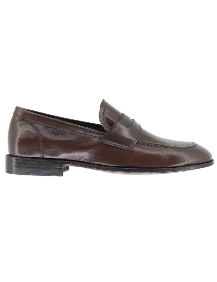 Spatarella Mocassini uomo in pelle marrone Uomo SP6593 014