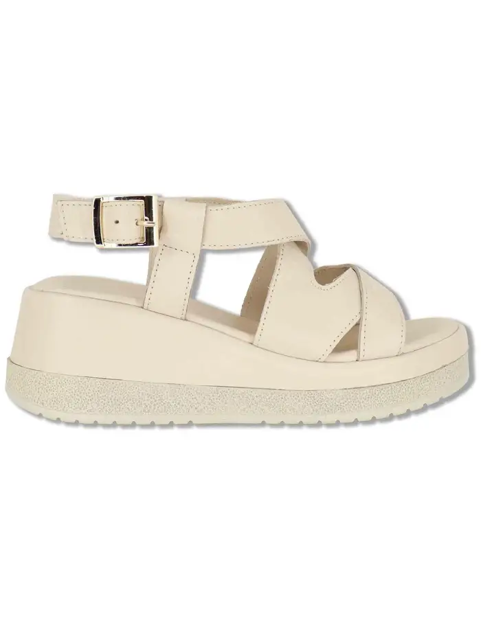 Spatarella Slingback platform in plle beige Donna SP261354 020