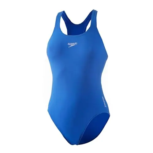 Speedo Eco Endurance+ Medalist Costume intero Bambina, Bondi Blu, 4