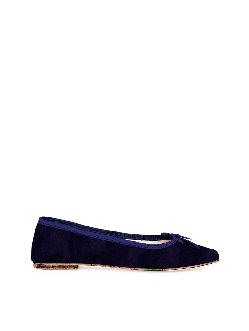 SPELTA MILANO Ballerina - Blu Scuro Scamosciato Eu