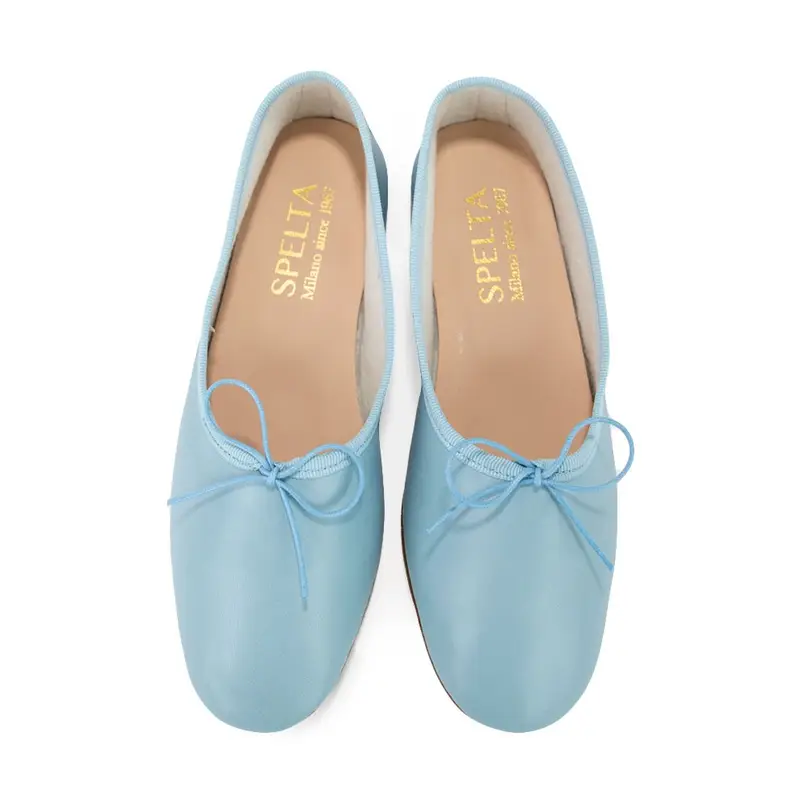 SPELTA MILANO Ballerina - Nappa Azzurrro Polvere Eu
