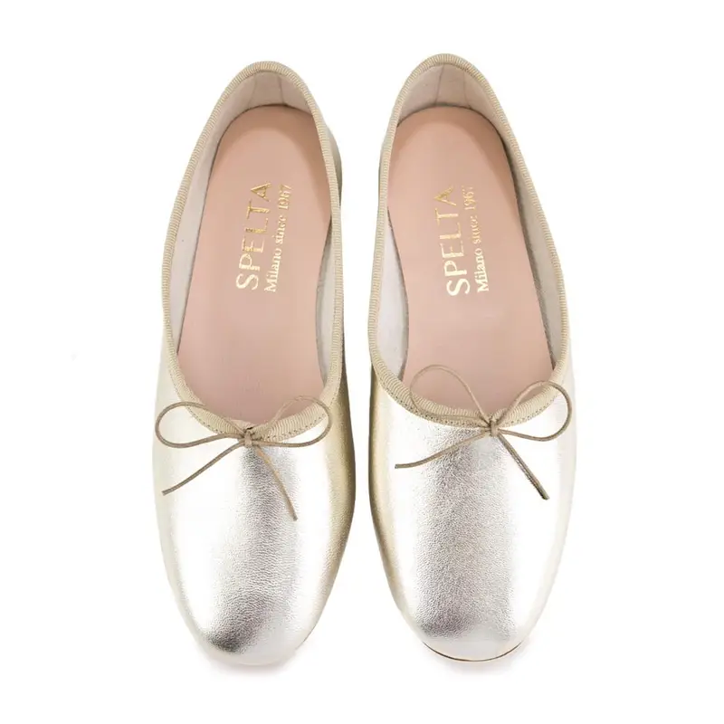 SPELTA MILANO Ballerina - Nappa Platino Eu