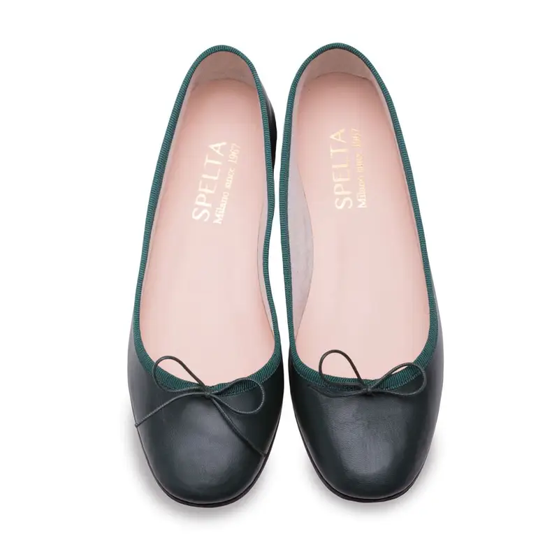 SPELTA MILANO Ballerina - Nappa Verde Scuro Eu