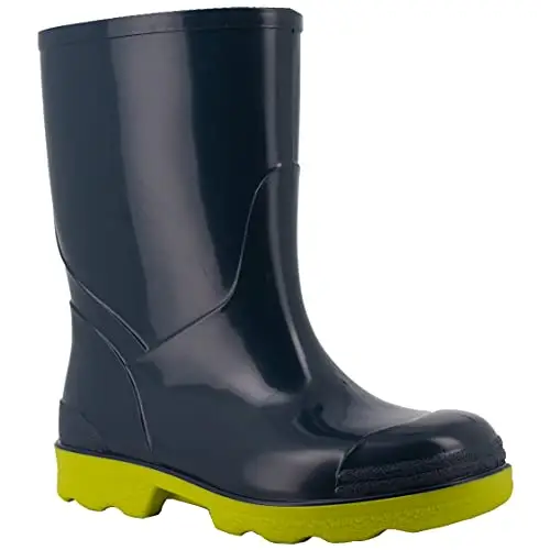 Spirale Micki, Rain Boot, Blu/Lime, 29 EU