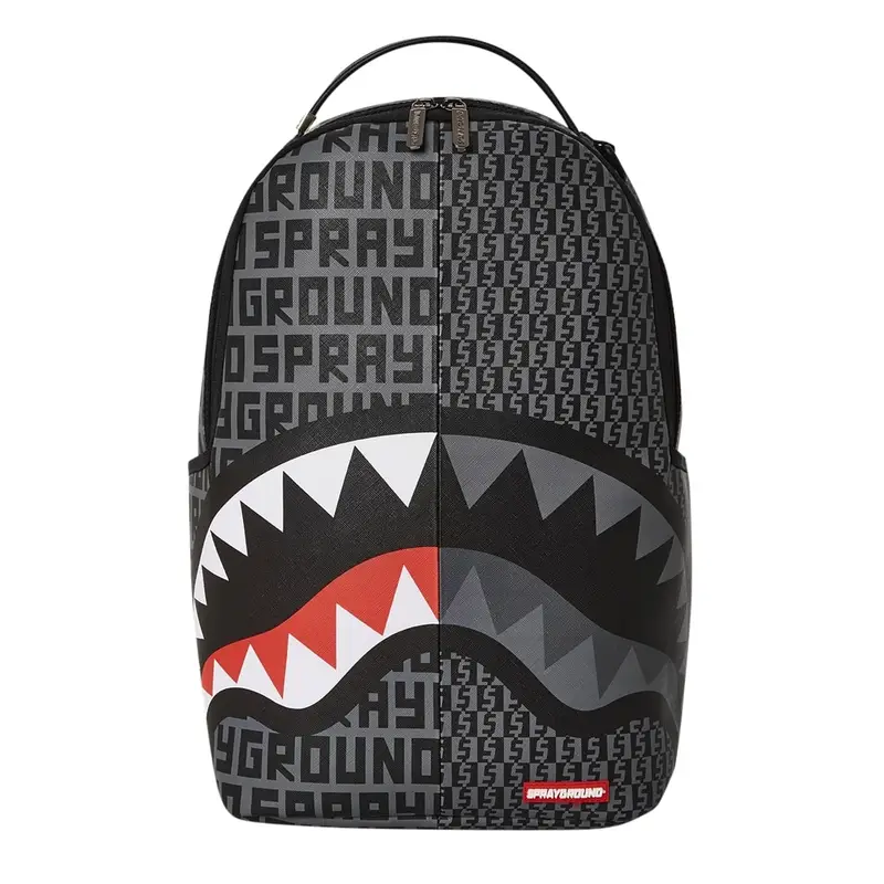 Sprayground Split Infinity Check In Grey