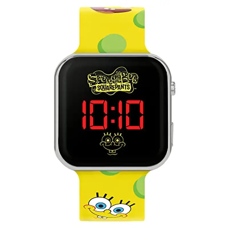 Disney Spongebob Squarepants Orologio Digitale Quarzo Ragazzi con Cinturino in Silicone SGB4134