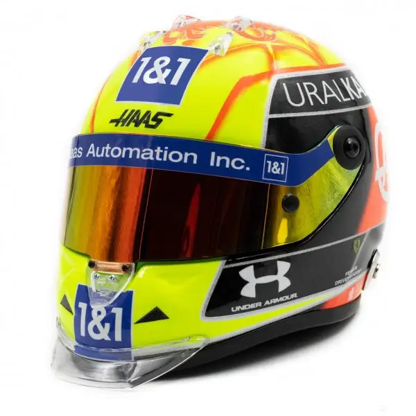 Sponsor Italia 1 2, Mick Schumacher 2021 Mini casco