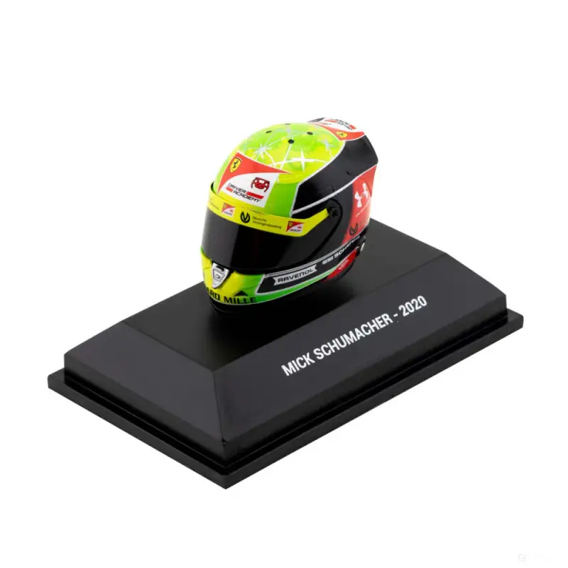 Sponsor Italia 1 8, Mick Schumacher 2020 Mini casco