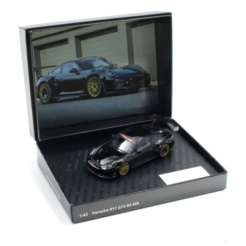 Sponsor Italia Manthey-Racing Porsche 911 GT3 RS MR 1 43 Black Collector Edition