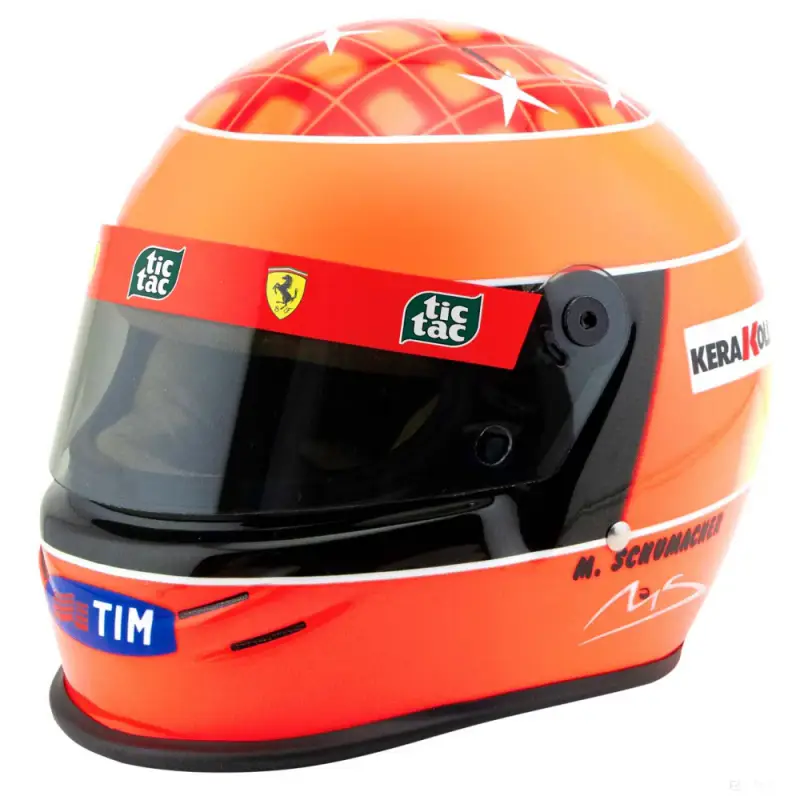 Sponsor Italia Michael Schumacher Mini Helmet Ferrari World Champion 2000