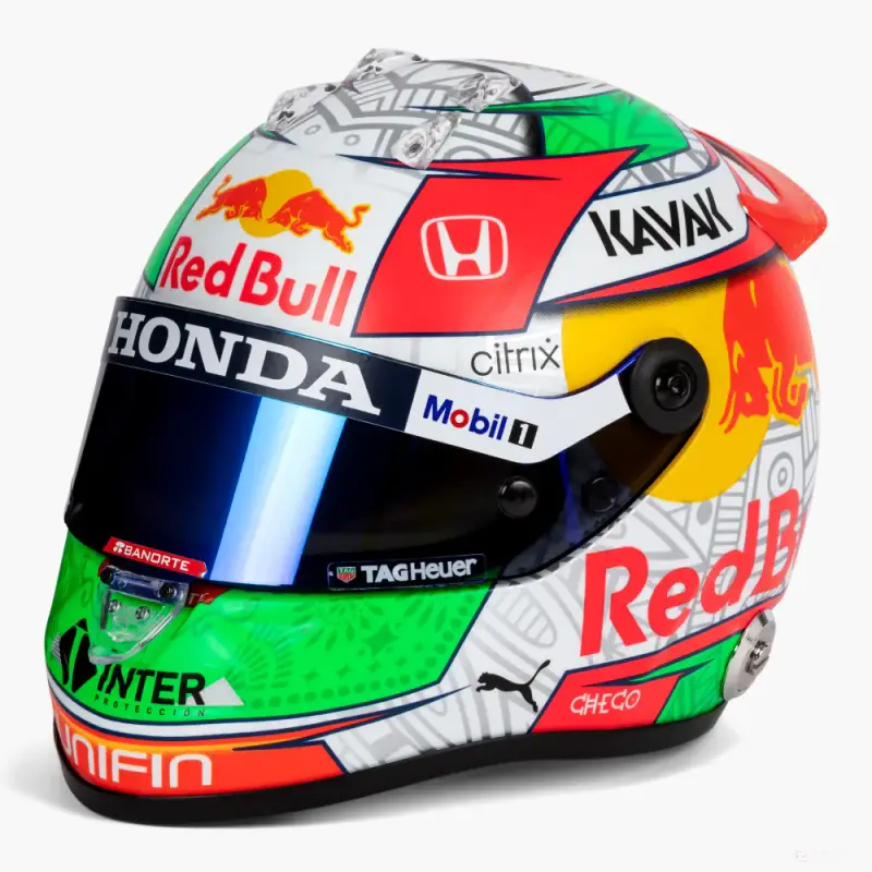 Sponsor Italia Sergio Pérez Mini casco, 2021, Mexican GP 1 2