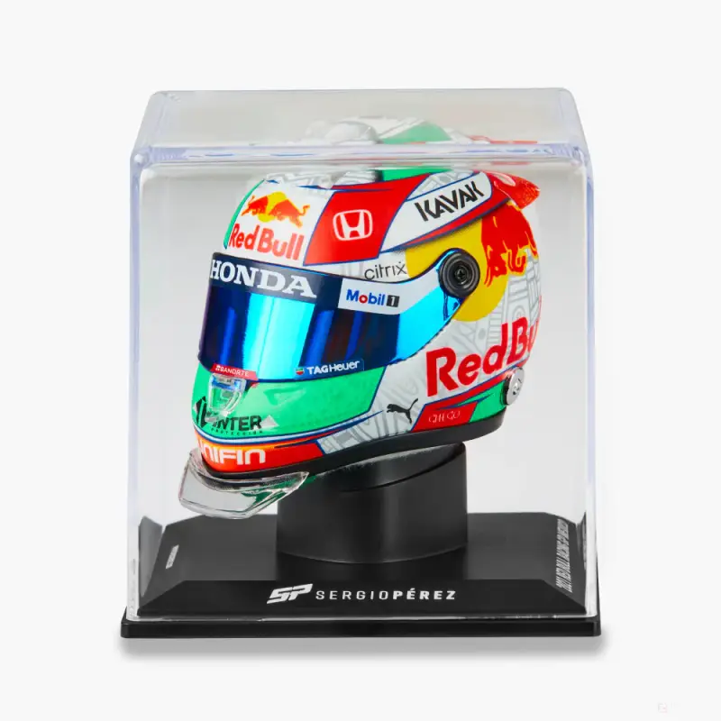 Sponsor Italia Sergio Pérez Mini casco, 2021, Mexican GP 1 4