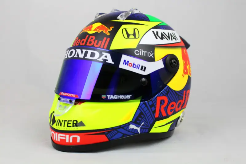Sponsor Italia Sergio Perez Mini Helmet, 2021, 1 2