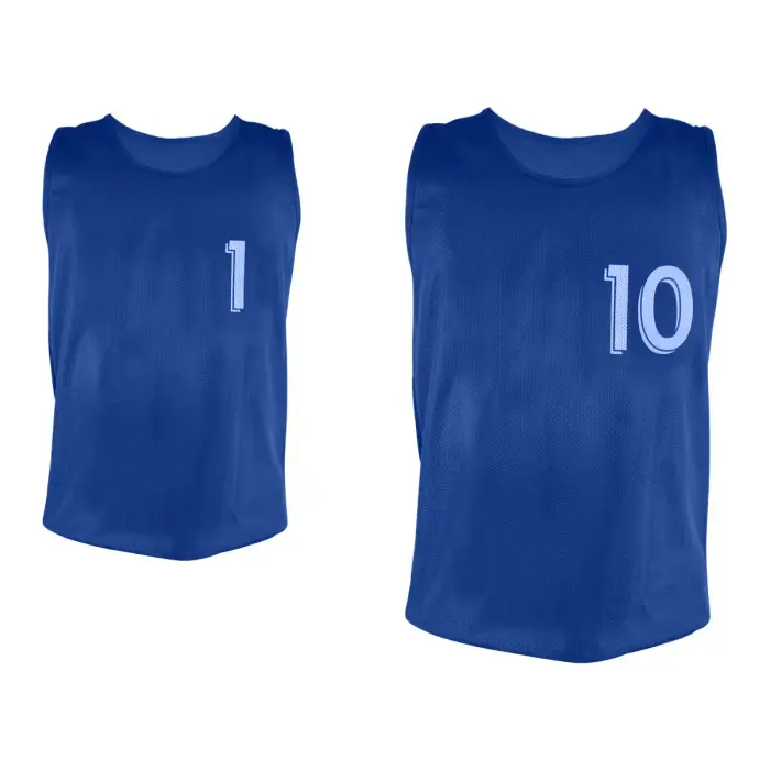Sporti Chasuble numerata da 1 a 10 (x10) Bleu