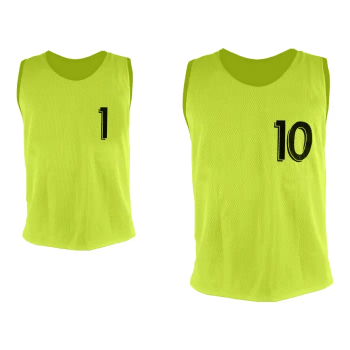 Sporti Chasuble numerata da 1 a 10 (x10) Jaune