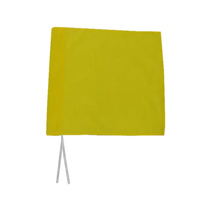 Sporti Set di 4 montanti angolari flessibili con 4 bandierine Jaune