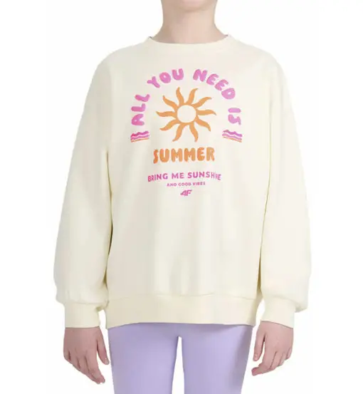 Sportler Felpa Jr - bambina White