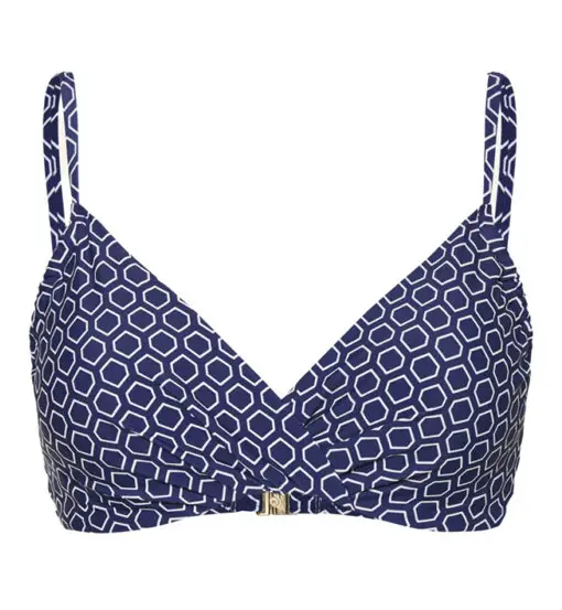 Sportler Twisted Schale - reggiseno costume - donna Blue