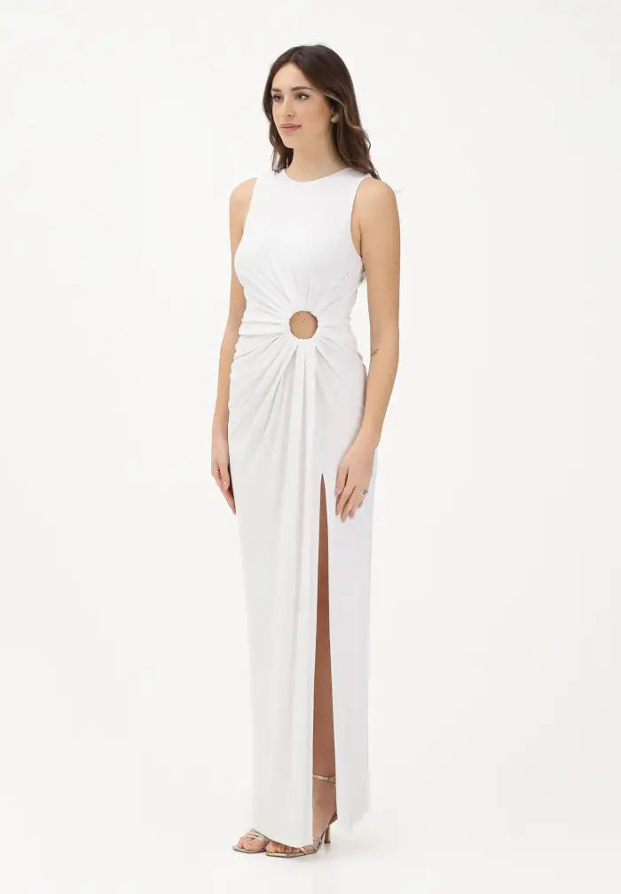 SPORTMAX Abito lungo SPXSALETTA bianco da donna
