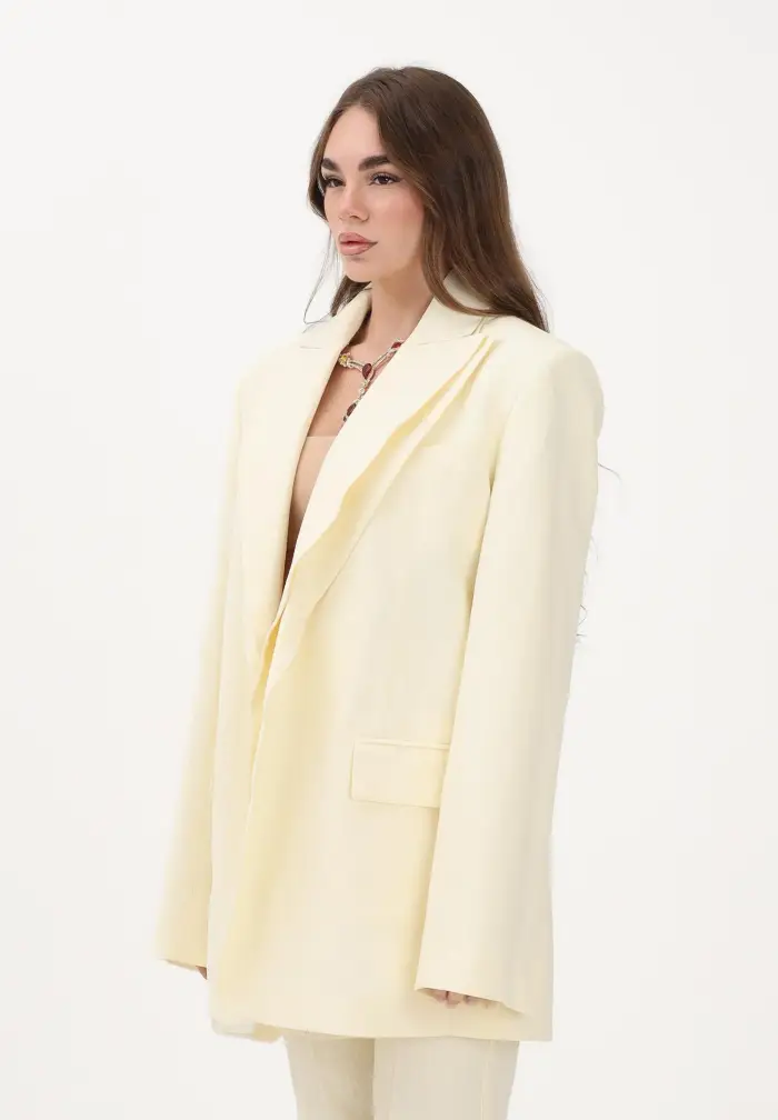 SPORTMAX Giacca SPSTENUTA giallo chiaro da donna