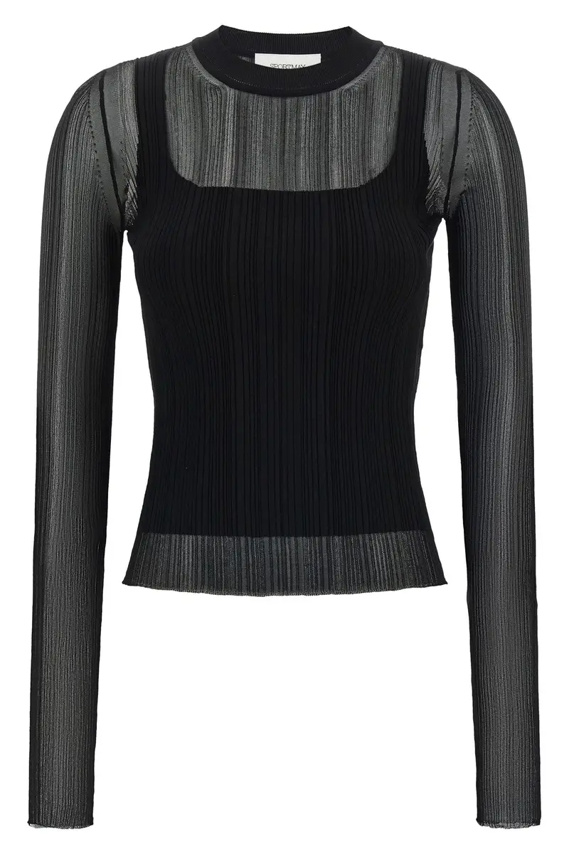 SPORTMAX Maglia Spxbuono Nero
