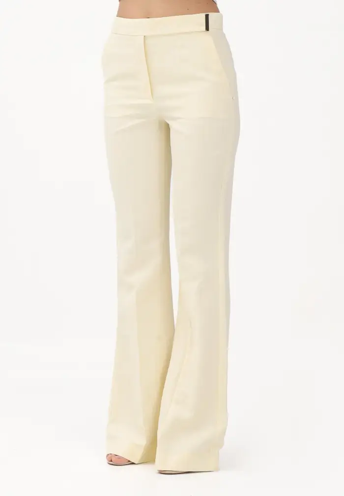 SPORTMAX Pantalone elegante SPSPIACERE giallino da donna