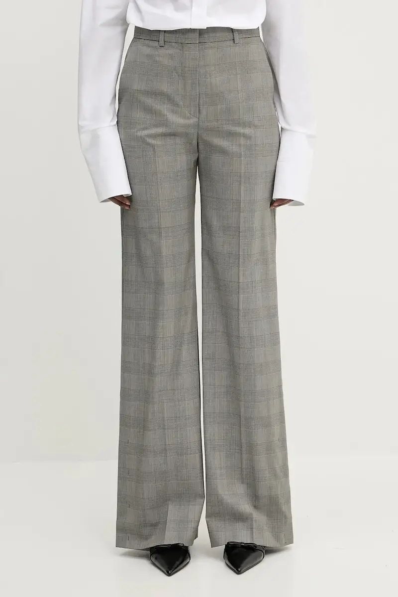 SPORTMAX pantaloni in lana Batun donna colore marrone 2512131011600