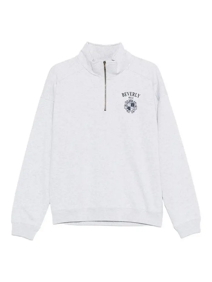 Sporty & Rich Felpa Grigio
